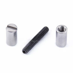 Acorn Nut Fasteners - Luke Rivets For Handles - (.186HD X 4-40US X .9L) - Stainless Steel - (10 Pk) -Knife Kits Sales Shop SANR 316 4 1500
