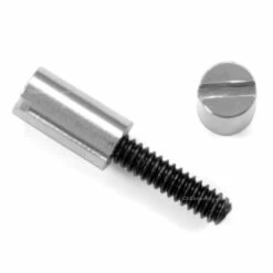 Acorn Nut Fasteners - Luke Rivets For Handles - (.186HD X 4-40US X .9L) - Stainless Steel - (10 Pk) -Knife Kits Sales Shop SANR316 img2 1500
