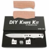 *SG4 - Fixed Blade Skinning Knife Combo Kit - (DIY Blade Kit W/Mahogany Scales) -Knife Kits Sales Shop SG4BL STD MAHOGANY K img1 1500