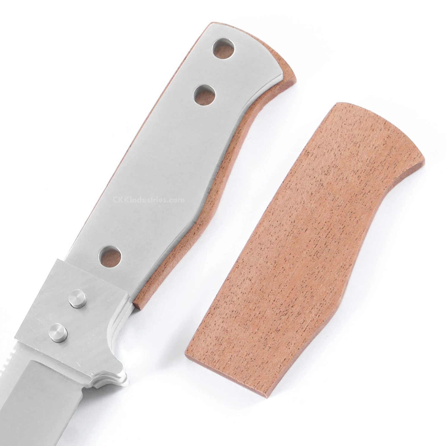 *SG4 - Fixed Blade Skinning Knife Combo Kit - (DIY Blade Kit W/Mahogany Scales) 7 *SG4 - Fixed Blade Skinning Knife Combo Kit - (DIY Blade Kit W/Mahogany Scales) - Image 5