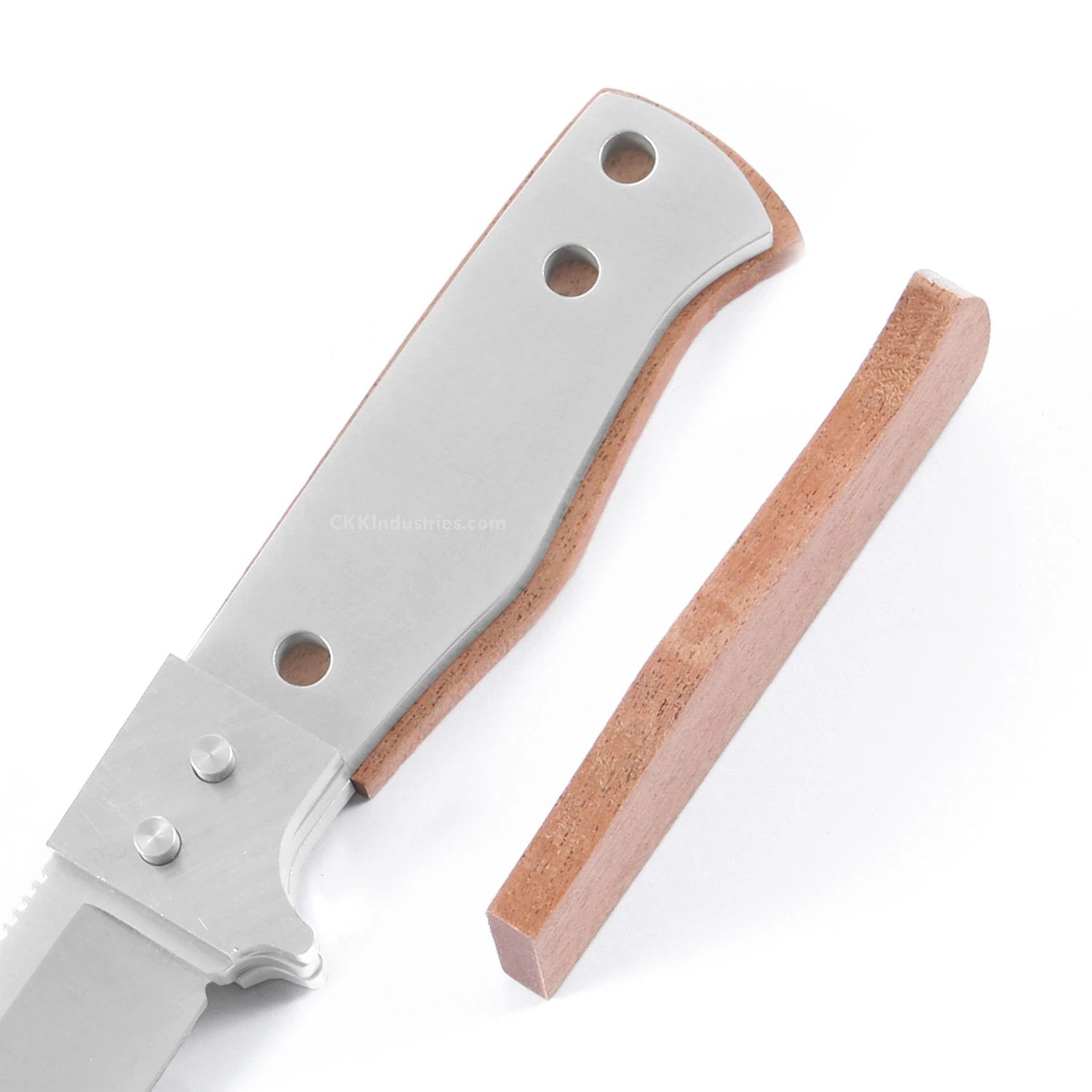 *SG4 - Fixed Blade Skinning Knife Combo Kit - (DIY Blade Kit W/Mahogany Scales) 8 *SG4 - Fixed Blade Skinning Knife Combo Kit - (DIY Blade Kit W/Mahogany Scales) - Image 6