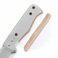 *SG4 - Fixed Blade Skinning Knife Combo Kit - (DIY Blade Kit W/Red Oak Scales) -Knife Kits Sales Shop SG4BL STD ROAK K img6 1500