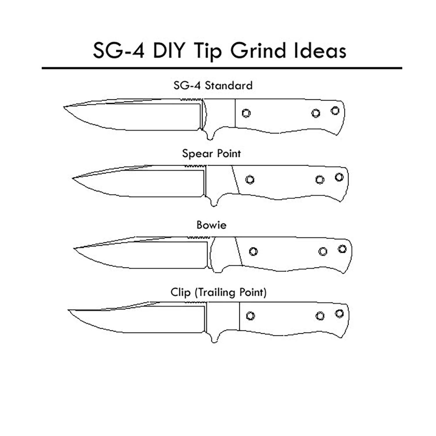 *SG4 - Fixed Blade Skinning Knife Combo Kit - (DIY Blade Kit W/Mahogany Scales) 10 *SG4 - Fixed Blade Skinning Knife Combo Kit - (DIY Blade Kit W/Mahogany Scales) - Image 8