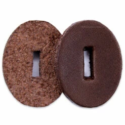 Leather Handle Washers - Oval - (1.30 X 1.00 X .125) - (Espresso) - USA Made - (100 Pack) -Knife Kits Sales Shop SHWL125EX 1 1 1500