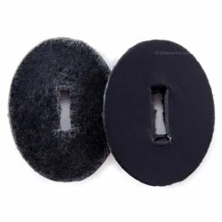 Water Buffalo Handle Washers - Oval - (1.30 X 1.00 X .125) - (Black) (50 Pack) -Knife Kits Sales Shop SHWWB125BK 1 1500