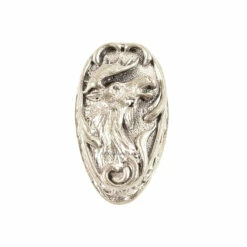 Pommel - Moose Design - Nickel Silver