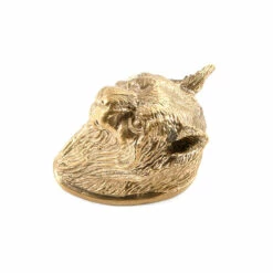 Pommel - Wild Cat Head - Bronze