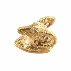 Pommel - Ram Head - Bronze