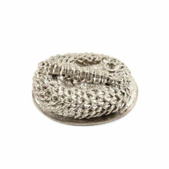 Pommel - Rattlesnake Tail Design - Nickel Silver
