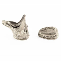 Pommel/Guard Set - Engraved Pike Set II - Nickel Silver