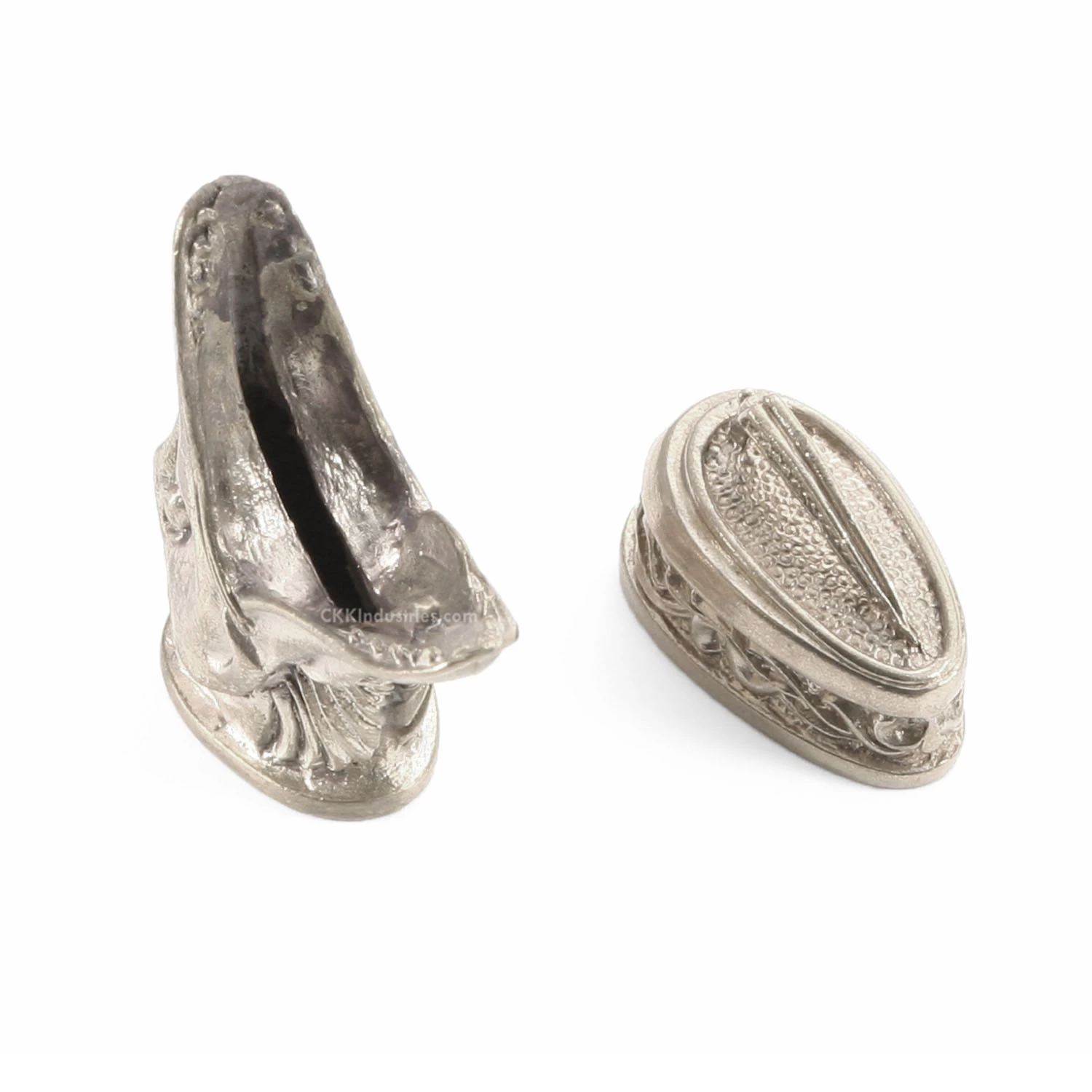 Pommel/Guard Set - Engraved Pike Set II - Nickel Silver 4 Pommel/Guard Set - Engraved Pike Set II - Nickel Silver - Image 2