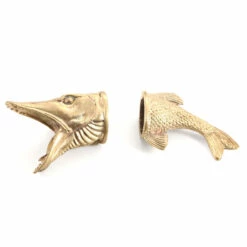 Pommel/Guard Set - Engraved Pike Set - Bronze