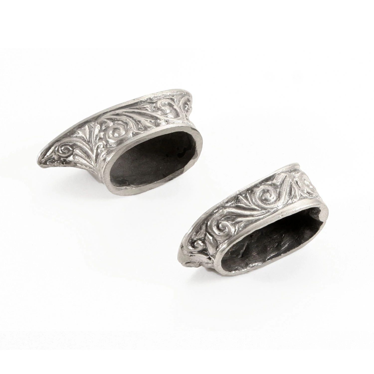 Pommel/Guard Set - Engraved Duck Set - Nickel Silver 5 Pommel/Guard Set - Engraved Duck Set - Nickel Silver - Image 3