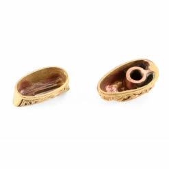 Pommel/Guard Set - Engraved Celtic Knot Set IV - Bronze -Knife Kits Sales Shop SL440106B img3 1500