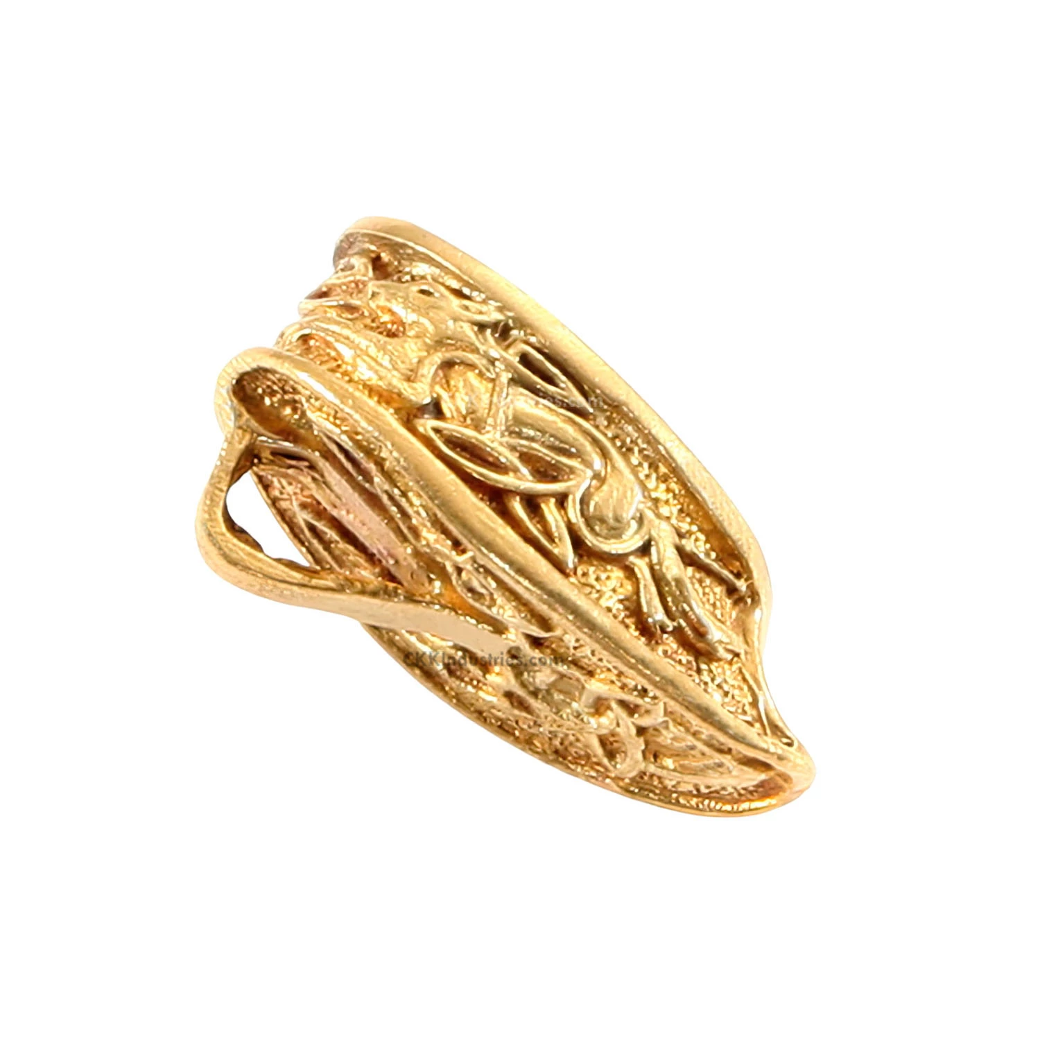 Pommel - Celtic Cap W/Loop III - Bronze 4 Pommel - Celtic Cap W/Loop III - Bronze - Image 2