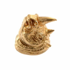 Pommel - Rhino Head - Bronze