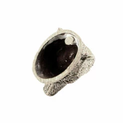 Pommel - Growling Bear Head - Nickel Silver -Knife Kits Sales Shop SL440158N img3 1500