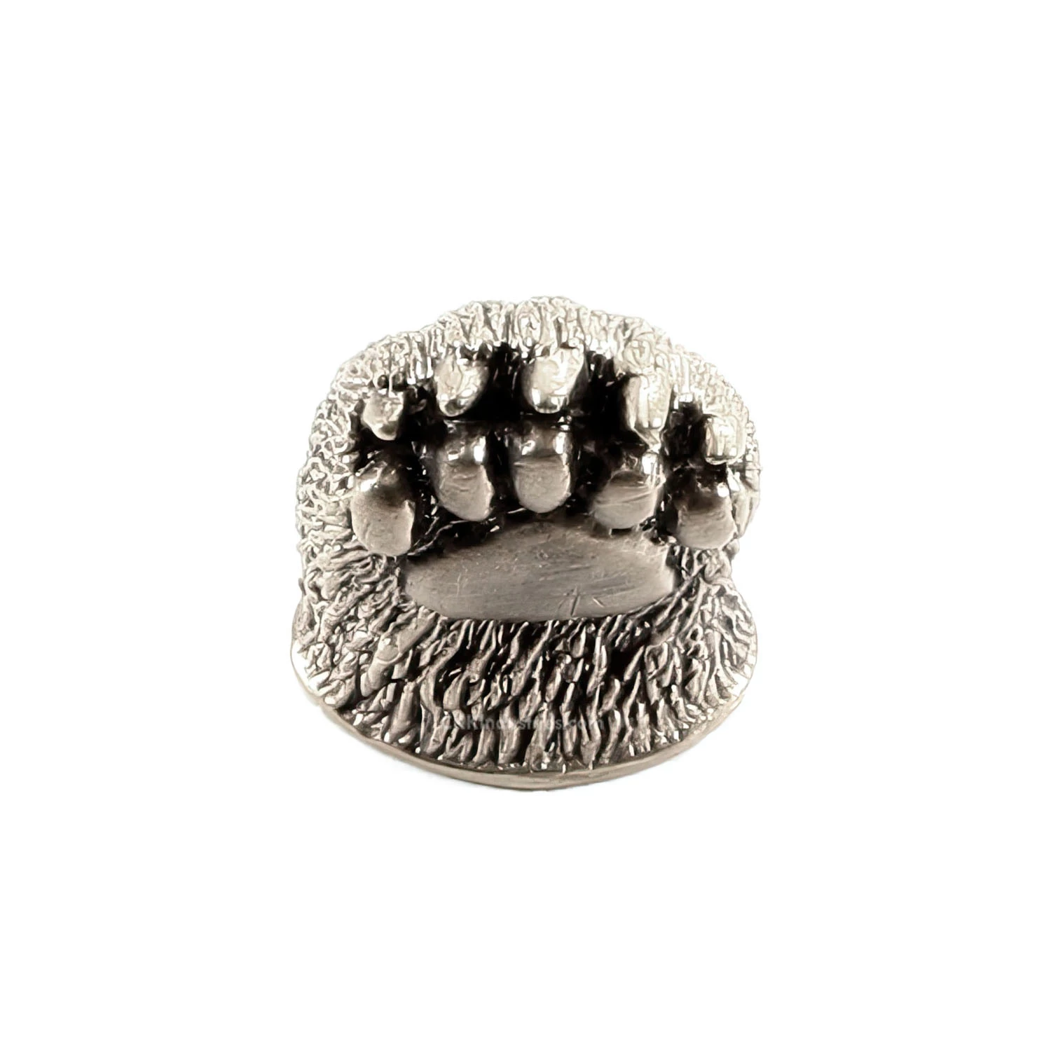 Pommel - Bear Paw - Nickel Silver 4 Pommel - Bear Paw - Nickel Silver - Image 2