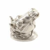 Pommel - Horse Head - Nickel Silver
