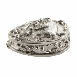 Pommel - Wild Boar Design - Nickel Silver