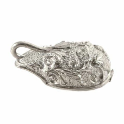 Pommel - Floral Loop Cap I - Nickel Silver