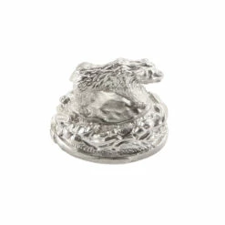Pommel - Standing Bear Design - Nickel Silver