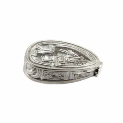 Pommel - Celtic Cap W/Loop II - Nickel Silver