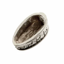 Pommel - Engraved Cap W/Loop - Nickel Silver -Knife Kits Sales Shop SL500303N img3 1500