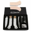 *Sheriff Lockback - Knife Kit Combo - DIY Parts Kit W/Curly Maple Handle Scales -Knife Kits Sales Shop SLB258 CRLYMAPL K img1 1500