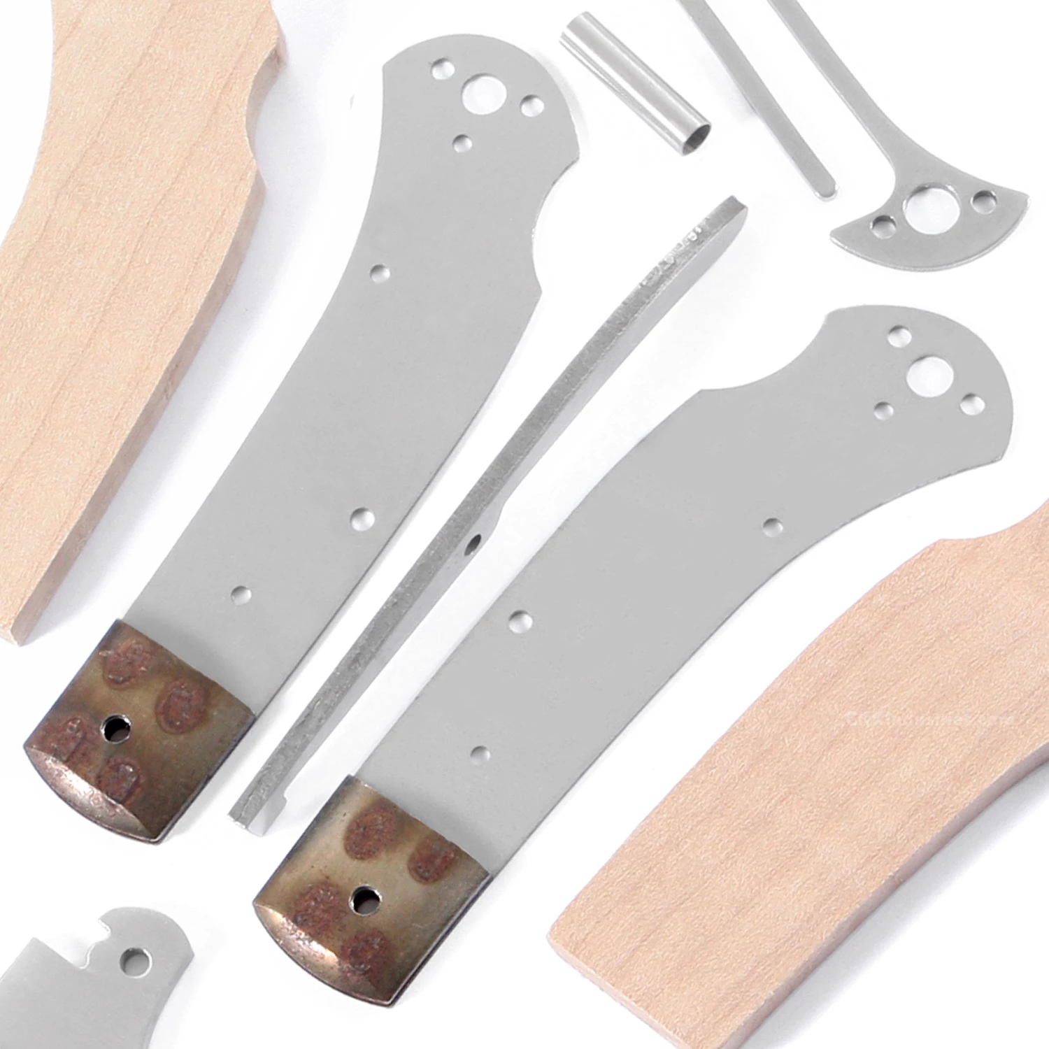 *Sheriff Lockback - Knife Kit Combo - DIY Parts Kit W/Curly Maple Handle Scales 6 *Sheriff Lockback - Knife Kit Combo - DIY Parts Kit W/Curly Maple Handle Scales - Image 4