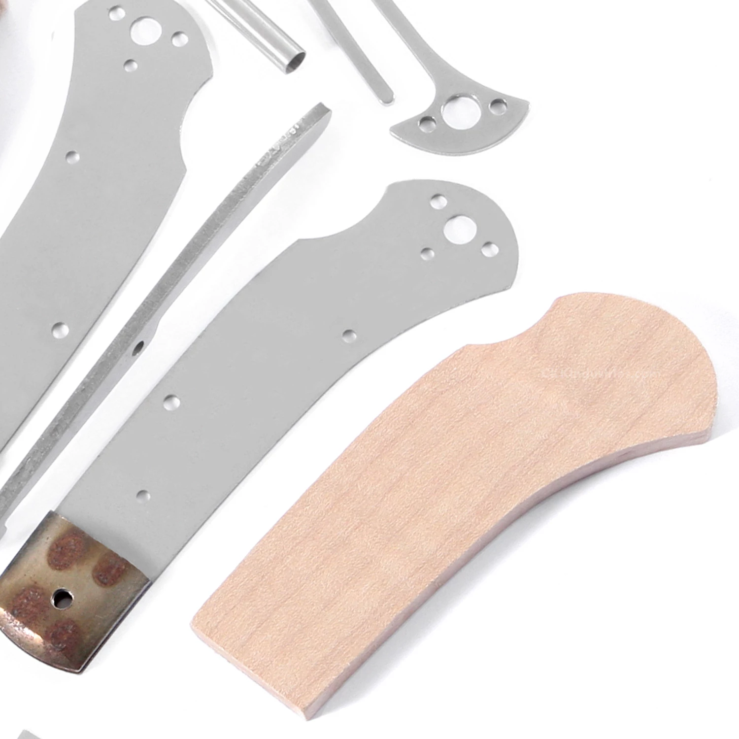 *Sheriff Lockback - Knife Kit Combo - DIY Parts Kit W/Curly Maple Handle Scales 8 *Sheriff Lockback - Knife Kit Combo - DIY Parts Kit W/Curly Maple Handle Scales - Image 6