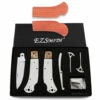 *Sheriff Lockback - Knife Kit Combo - DIY Parts Kit W/Padauk Handle Scales -Knife Kits Sales Shop SLB258 PADAUK K img1 1500