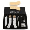 *Sheriff Lockback - Knife Kit Combo - DIY Parts Kit W/Yellowheart Handle Scales -Knife Kits Sales Shop SLB258 YLWHRT K img1 1500