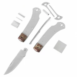 **Sheriff Lockback - Folding Knife Kit - Parts Kit Only -Knife Kits Sales Shop SLB258 img1b 1500