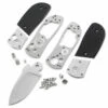 *Super Squirt 2.0 - Button Lock Folder - SS Finish - DIY Parts Kit W/Textured Black G10 Handles -Knife Kits Sales Shop SS20 BG10K 1 img1 1500