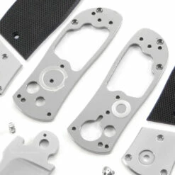 *Super Squirt 2.0 - Button Lock Folder - SS Finish - DIY Parts Kit W/Textured Black G10 Handles -Knife Kits Sales Shop SS20 BG10K 1 img3 1500