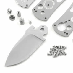 *Super Squirt 2.0 - Button Lock Folder - SS Finish - DIY Parts Kit W/Carbon Fiber Handles -Knife Kits Sales Shop SS20 CFK 1 img2 1500