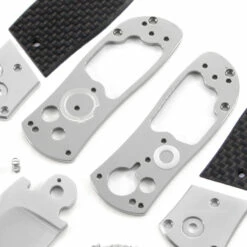 *Super Squirt 2.0 - Button Lock Folder - SS Finish - DIY Parts Kit W/Carbon Fiber Handles -Knife Kits Sales Shop SS20 CFK 1 img3 1500