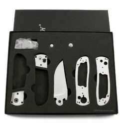 *SS-3.0 - Super Squirt SR - Button Lock Folding Knife Kit - (SS Finish) - Parts Kit -Knife Kits Sales Shop SS30 SS 1 img6 1500