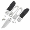*Super Squirt 3.0 - Button Lock Folder - SS Finish - DIY Parts Kit W/Carbon Fiber Handles -Knife Kits Sales Shop SS30 SS CFK 1 img1 1500