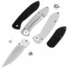 *Stinger - Framelock - (Parts Kit) - (w/Textured Black G10 Handle Scales) -Knife Kits Sales Shop STGR G10 1 img2 1500