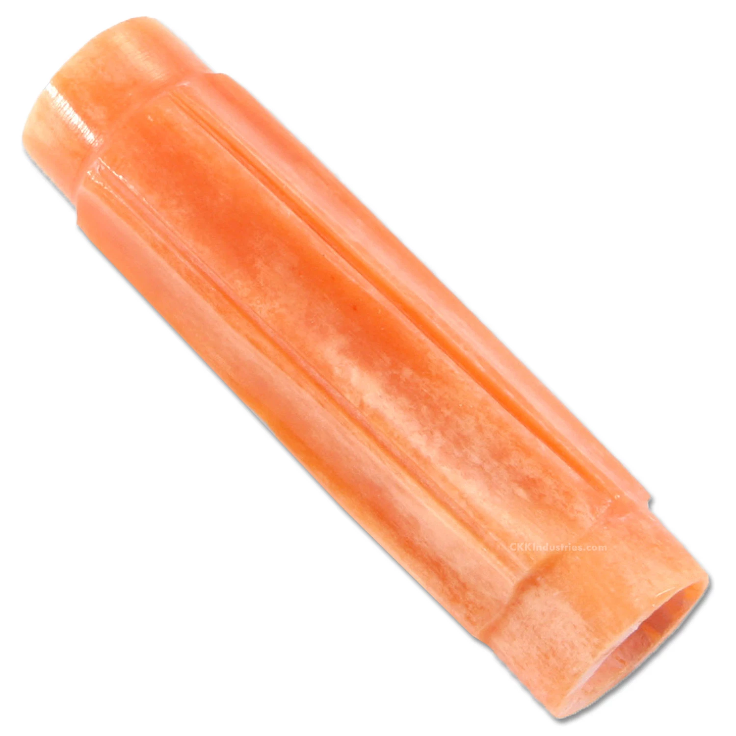 Bone Handle Rolls - (Twisted Flute) - (Stabilized) - (Coral) - (3.50 X 0.75) 3 Bone Handle Rolls - (Twisted Flute) - (Stabilized) - (Coral) - (3.50 X 0.75)