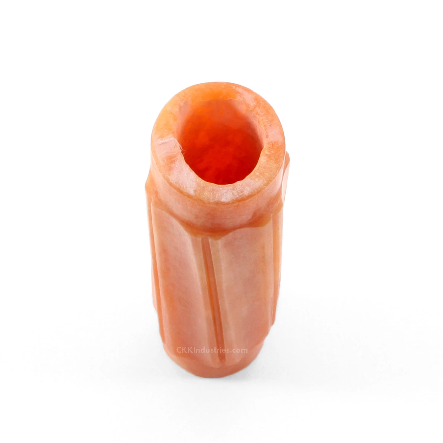 Bone Handle Rolls - (Twisted Flute) - (Stabilized) - (Coral) - (3.50 X 0.75) 4 Bone Handle Rolls - (Twisted Flute) - (Stabilized) - (Coral) - (3.50 X 0.75) - Image 2