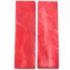 Bone Handle Scale Set - (Flat Top) - (Stabilized) - (Watermelon) - (3.0 X 1.0 X 0.156) -Knife Kits Sales Shop WTBON 31 FT WM img1a 1500