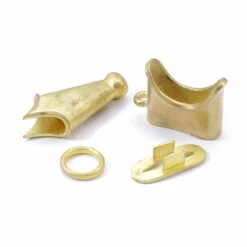 Scabbard Set - Plain Engraved Set - Brass