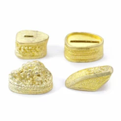 Guard/Pommel/Scabbard Set - Fruit Motif Engraved Set - Brass