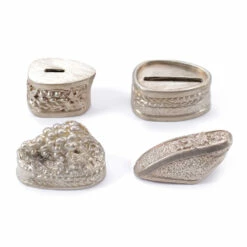 Guard/Pommel/Scabbard Set - Fruit Motif Engraved Set - Nickel Silver