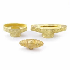 Pommel/Guard Sword Set - Rope Pattern Engraved Set - Brass