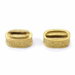 Guard/Scabbard Set - Flower Motif Engraved Set - Brass