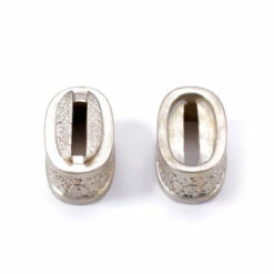 Guard/Scabbard Set - Flower Motif Engraved Set - Nickel Silver -Knife Kits Sales Shop a289n 3 1500